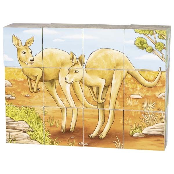 Puzzle klocki zwierzęta Australii