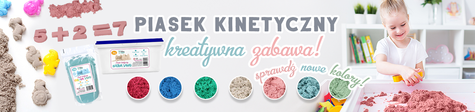 Piasek nowe kolory
