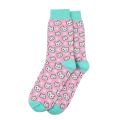 Skarpetki bawełniane z kotkiem różowe