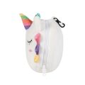Poduszka podróżna z maską jednorożec