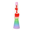Tęczowa dekoracyjna lampa lava 