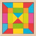 Puzzle mozaika tęczowa