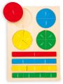 Puzzle ułamki - pomoc dydaktyczna dla dzieci