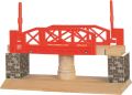 Most rotacyjny do rozbudowy kolejki drewnianej