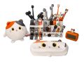 Biały kot 3D długopis zmazywalny 0.5mm