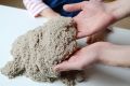 Piasek kinetyczny 3 kg NaturSand z foremkami i piaskownicą