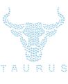 Naprasowanki Naplamki z cyrkoniami - Byk - znaki zodiaku