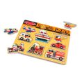 Układanka dźwiękowa - Pojazdy - puzzle muzyczne