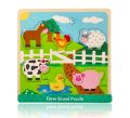 Puzzle dźwiękowe - zwierzęta z farmy