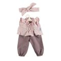 New Born tunika ze spodenkami 43-45 cm różowa