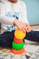 Piramida Sensoryczna kontrastowa zabawka edukacyjna