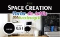 Farba tablicowa CZARNA  Space Creation 0,5l