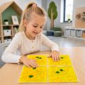 Dotykowy panel sensoryczny z cieczą żółty