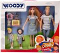 Woodyland Nowoczesna Rodzinka lalki ze zwierzakami