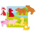 Puzzle Zwierzątka dotknij i poczuj