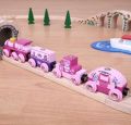 Pociąg Księżniczki - drewniana kolejka dla dziewczynki