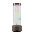 Zmieniająca kolor lampa z pływającymi meduzami 33cm