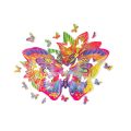 Puzzle drewniane motyl