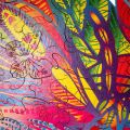 Puzzle drewniane motyl