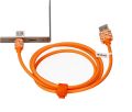 Kabel do ładowarki USB-C z pomarańczowym kotem
