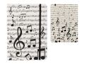 Notes A5 w twardej okładce motyw muzyczny 96k