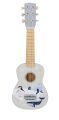 Gitara drewniana zwierzęta arktyczne