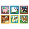 Puzzle sześcienne kostki Wesoła wieś