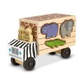 Drewniany sorter ciężarówka ratunkowa safari