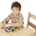 Puzzle sześcienne kostki Wesoła wieś