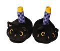 Kapcie pluszowe Czarne Koty