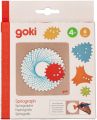Spirograf drewniany Goki