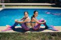 Syreni ogon - monopłetwa Aquaris do pływania Star + Bikini