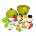 Durian, zabawki do krojenia, warzywa i owoce