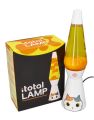 Lampka dekoracyjna lawa biały kot