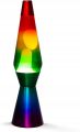 Tęczowa ozdobna lampa z efektem lawy