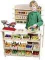 Drewniany supermarket Goki