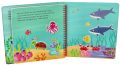 Książeczka z naklejkami silikonowymi morskie stwory