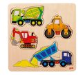 Puzzle na podstawie maszyny budowlane