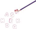 Puzzle ABC i stempelki z tuszem