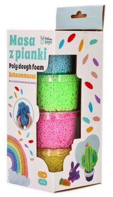 Masa piankowa kuleczkowa Adam Toys Neonowe
