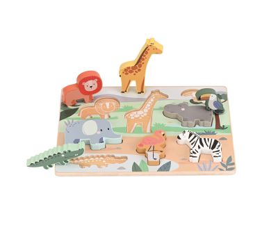Układanka 3D Safari z figurkami