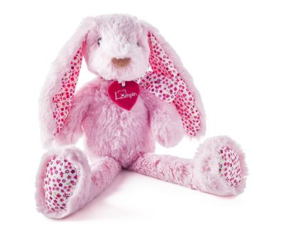 Maskotka różowy króliczek Stella 38cm