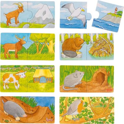 Puzzle kto gdzie mieszka?