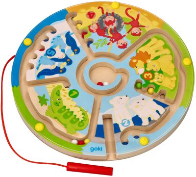 Labirynt magnetyczny zwierzęta i cyfry