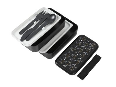 Lunch box czarny kot Bento