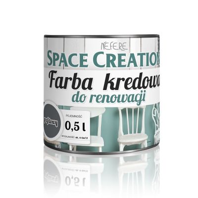 Space Creation farba kredowa Intense - grafit 0,5l