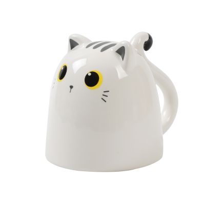 Kubek z białym kotem up & down