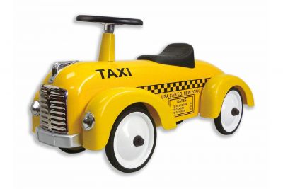 Wyścigówka Taxi metalowy jeździk