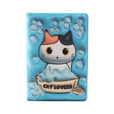 Notes A5 błękitny w twardej okładce z piankowym obiciem 96k