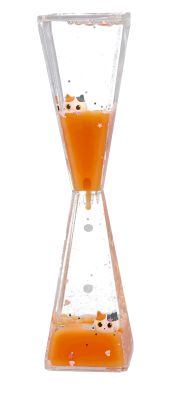 Żelowa klepsydra 3D pomarańczowy kotek
